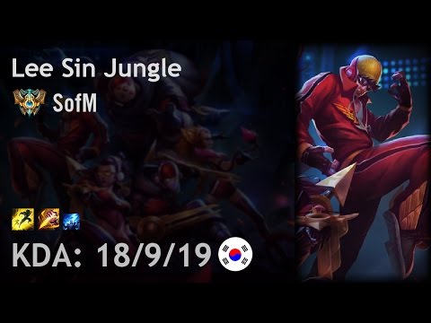 Lee Sin Jungle vs Jarvan IV - SofM - KR Challenger Patch 6.24