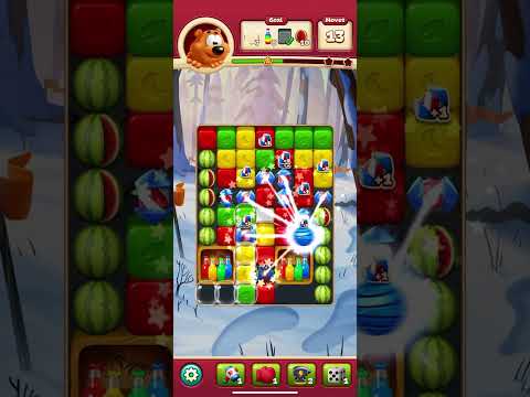 Toon Blast level 7704 no coins or boosters