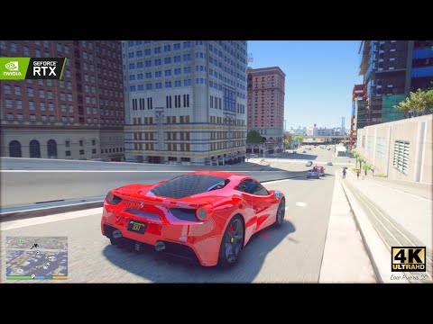 GTA V Remastered Graphics Gameplay | Ray Tracing Ultra Graphics | 4k60Fps