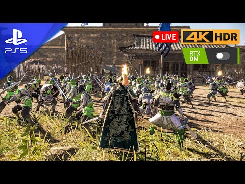 (PS5) Gameplay Walkthrough - Dynasty Warriors 9 Empires | Liu Bei, Guan Yu, Zhao Yun