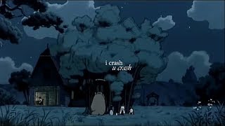 LiL PEEP  - i crash, u crash (lyrics on screen)