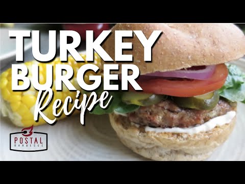 Turkey Burger Recipe - How To Make Turkey Burgers on the BBQ