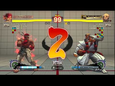 USFIV~ Evil Ryu (Essx the Sinner) vs.  Gouken (luca84pv) HD