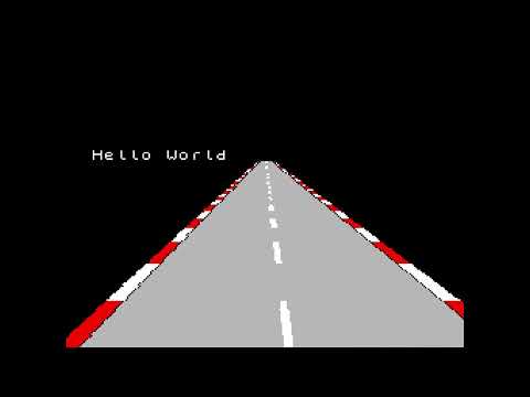 ZX Spectrum Next 3D Road