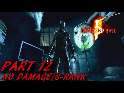 Resident Evil 5 HD Walkthrough S-Rank Part 12 - Experimental Facility - No Damage