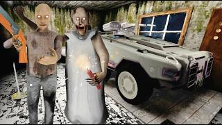 Dynamite Granny And Shotgun Grandpa In Armored Car Escape Unofficial