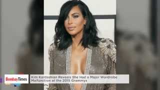 Kim Kardashian Reveals She Had a Major Wardrobe Malfunction at the 2015 Grammys - TOI