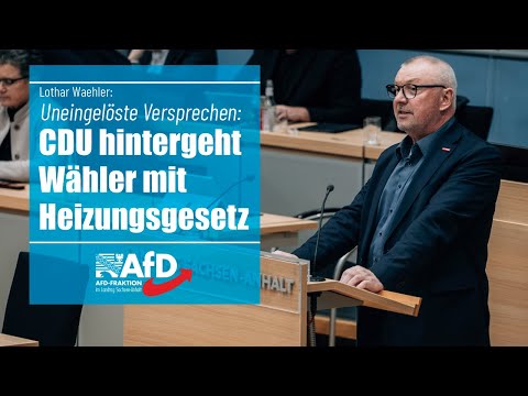 Unfulfilled promises: CDU betrays voters with heating law