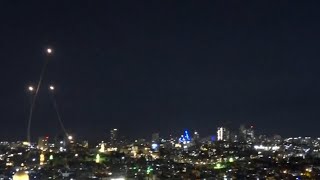 Iron Dome intercepts Iranian missiles over Jerusalem
