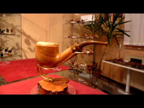 Pipa in ciliegio bent fatta a mano - www.paronellipipe.it