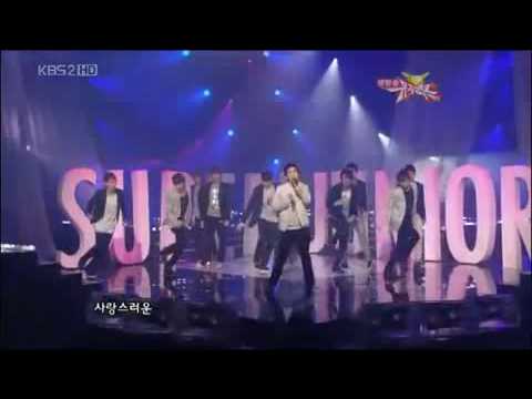 090313 Super Junior Comeback Stage - Why I Like You [KBS2 Music Bank]
