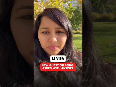 How do I answer 'Why can't someone with more experience go to the US?' in my L1 blanket visa interview?