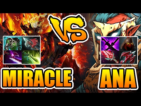 Miracle- [Shadow Fiend] vs OG.Ana & OG.7mad - Who Is Better Dota 2 7.01