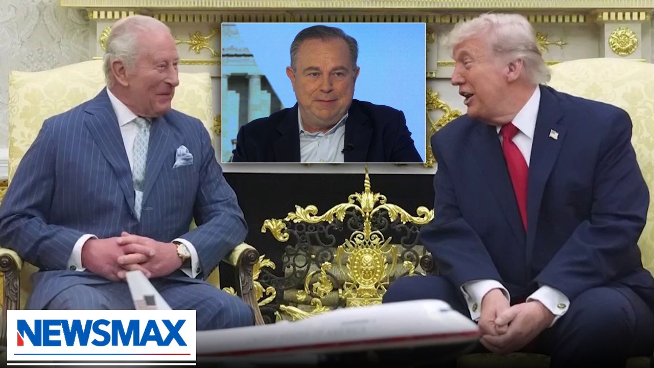 NEWSMAX CEO details Trump, King Charles State Dinner, US-UK Special Relationship | The Record