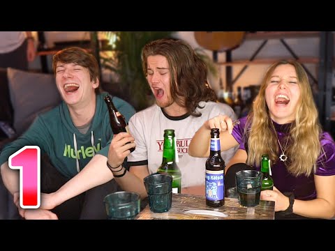 We're getting completely drunk! - [1] The Beer Advent Calendar with Jeany and Dan