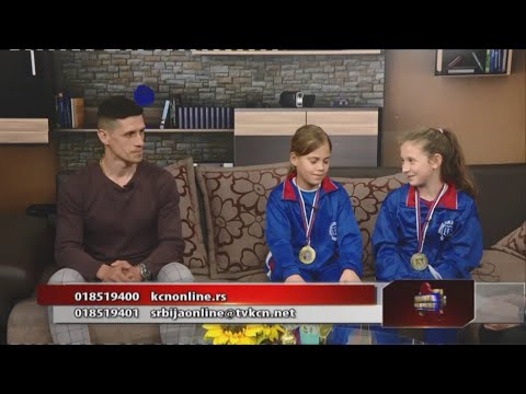 Uspeh Karate kluba Topličanin: Aleksandar Petković, Lena Ristić i Sena Petković (TV KCN 02.04.2024)