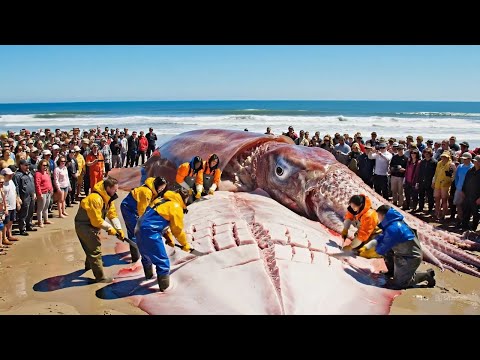 The 500KG Deep Sea Monster – Longline Hunting of a Giant Squid on the Ocean Floor