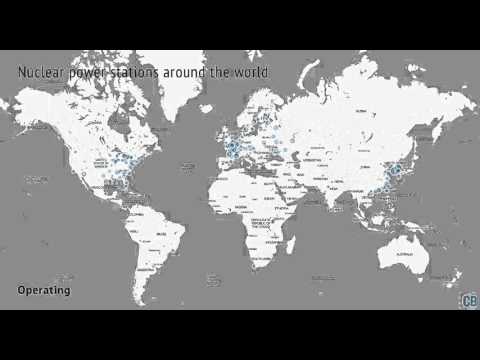 Mapped: Nuclear power plants around the world