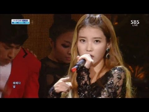 IU, transformed into a glamorous lady popular music @ Inkigayo 131013