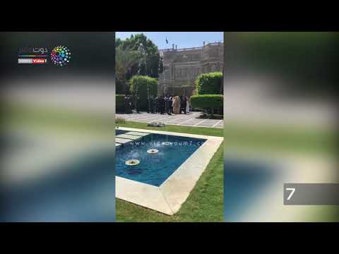 الرئيس اليمنى عبد ربه يصل جامعة الدول العربية ويبدأ المباحثات مع أحمد ابو الغيط