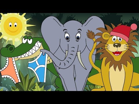 Down in the Jungle! Nursery Rhyme for babies and toddlers from Sing and Learn!
