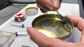 Lehim kremi (Sıvı Lehim) yapımı.