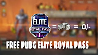 How to get free pubg mobile - elite royal pass