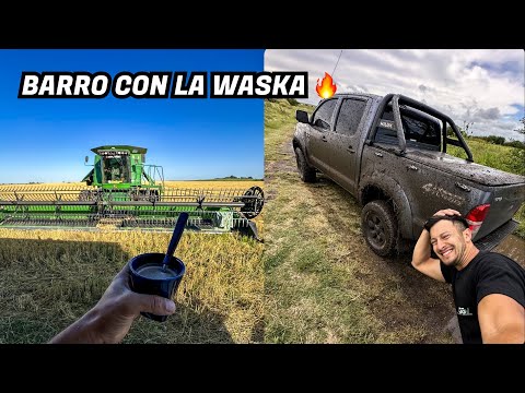 NOS AGARRÓ LA LLUVIA COSECHANDO 🙈