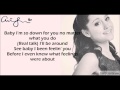 Baby I - Ariana Grande Lyrics 