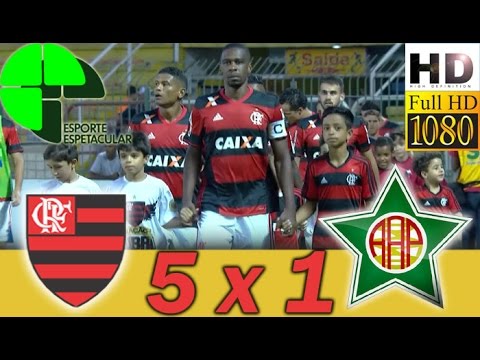 Flamengo 5 x 1 Portuguesa | Carioca 2017 | Esporte Espetacular