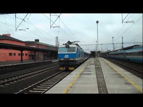 Odjezd vlaku Ex 145 Landek (ČD 151.012) - Kolín, 11. 3. 2013
