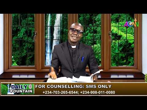 DAILY FOUNTAIN DEVOTIONAL FOR MARCH 3, 2021 - THE REV'D STANLEY K. MESHACH