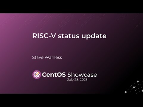 RISC-V status update