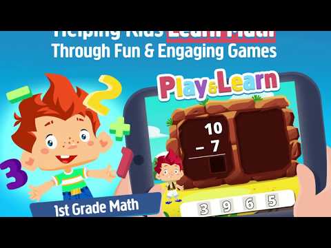 First Grade Math by Play & Learn logo