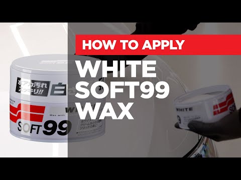Soft99 – How To Apply: White Wax