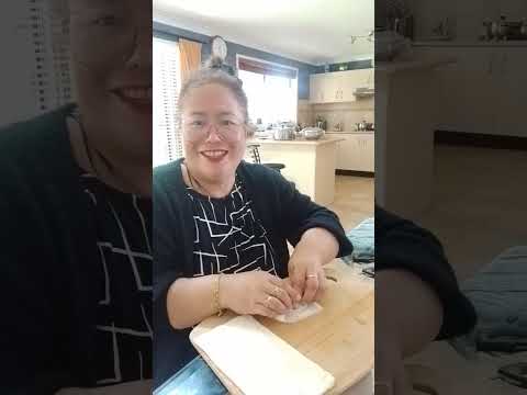 #guapa making spring roll wrappers in Sydney Australia #highlights #follow #australia vacation