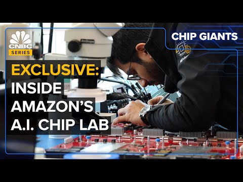 How Amazon Is Making Custom Chips To Catch Up In Generative A.I. Race