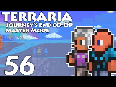 Terraria Master Mode Co-op // Episode 56 - First Fight with the Moon Lord