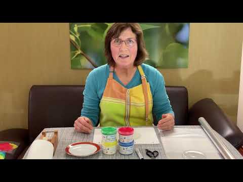 Ein buntes Fensterbild