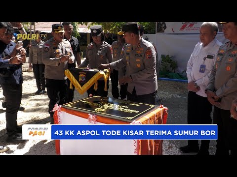 KAPOLDA NTT RESMIKAN SUMUR BOR UNTUK 43 KK ASPOL TODE KISAR