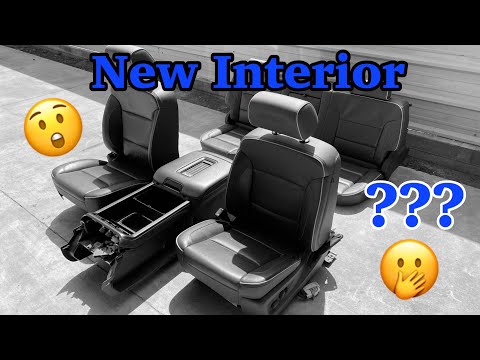 Chevy Silverado Leather Seat Swap!! (Part 2)