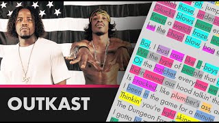 Outkast ft. Raekwon on Skew It On The Bar-B - Lyrics, Rhymes Highlighted (189)