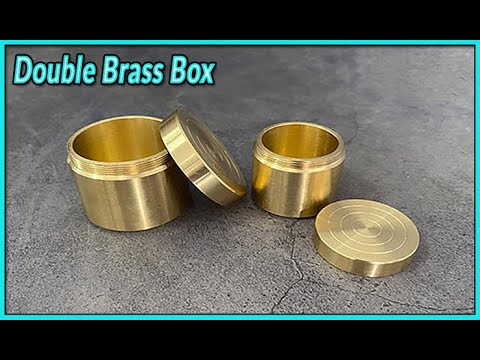 Voir la vidéo Double Brass Box - Boites Gigognes Laiton