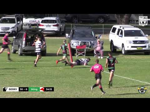 2019 Group 7 Under 18s Round 8 Highlights - Berry-Shoalhaven Heads Magpies vs Jamberoo Superoos