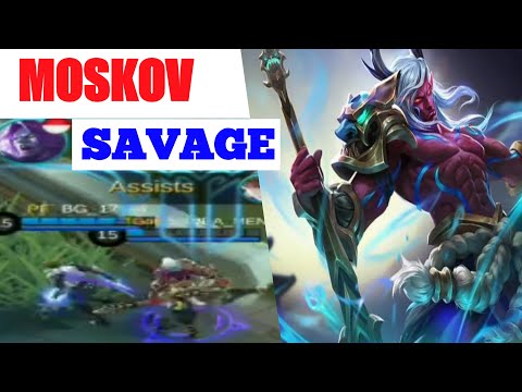 MOSKOV SAVEGE | AGRESIF | Cara bermain hero moskov|mobile Legend| #mobilelegend #marksmen #moskov