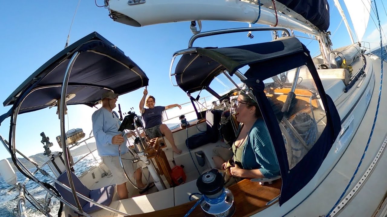 Sailing to Emerald Bay, Catalina Island (March 2022)