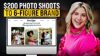 Build a Luxury Photography Brand: Basic Shoots to Full-Service Portrait Sessions | Brooklyn Grotte