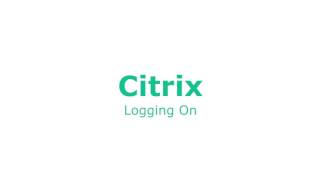 How to access Citrix