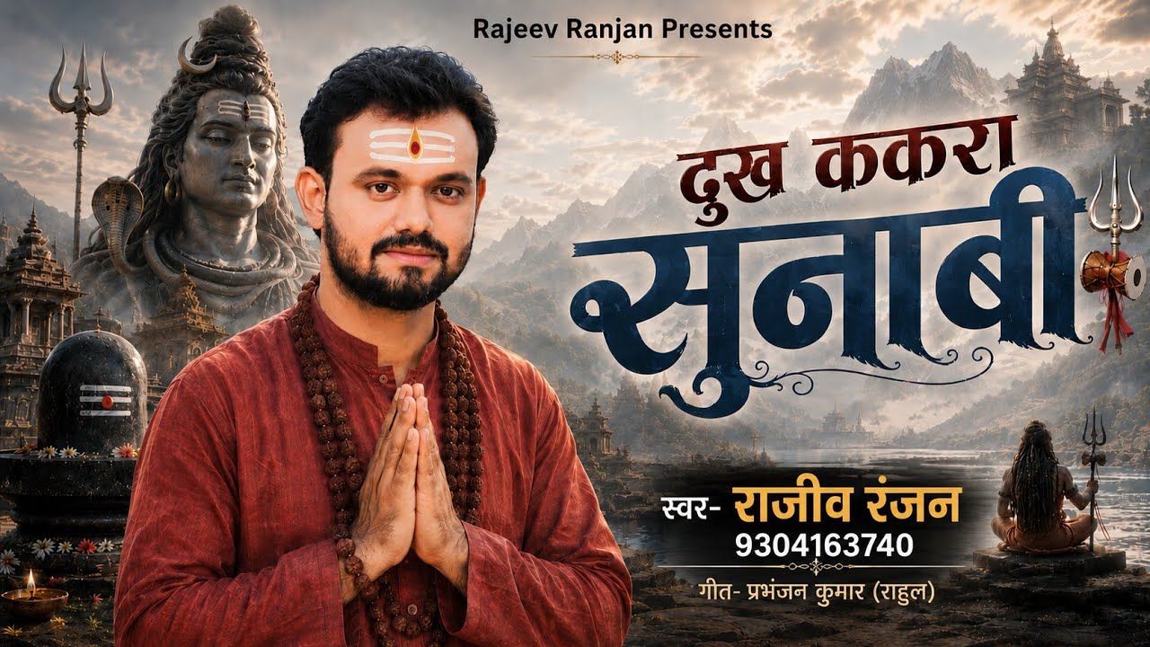 #shivbhajan दुख ककरा सुनाबी | Dukh kakra Sunabi | Rajeev Ranjan #maithili Nachari | श्रवण स्पेशल गीत
