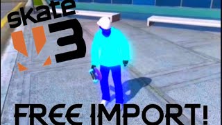 FREE IMPORT! Skate 3 Blue Glow Outfit #shorts